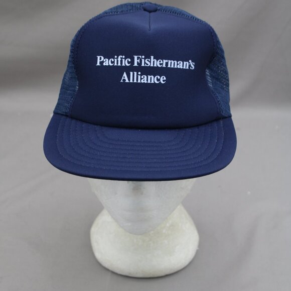 Vintage Screened Trucker Hat - Pacific Fisherman's Alliance - Adult Snapback - Picture 3 of 8